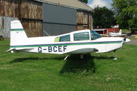 G-BCEF @ EGBS - Grumman AA-5 parked at Shobdon on the Day of the 2009 LAA Regional Strut Fly-in