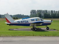 G-ATDA @ EGBS - Piper at Shobdon on the Day of the 2009 LAA Regional Strut Fly-in - by Terry Fletcher