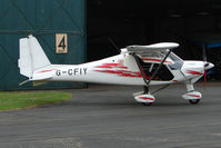 G-CFIY @ EGBO - Ikarus C42 at Wolverhampton Business Airport