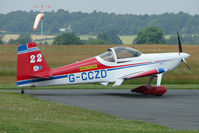 G-CCZD @ EGBO - Vans RV-7 at Wolverhampton Business Airport