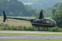 G-DMRA @ EGBS - Robinson R44 II at Wolverhampton Business Airport