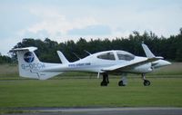 G-OCCW @ EGTC - DA42 based at Cranfield - by Simon Palmer