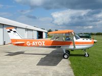 G-AYOZ @ EGCL - On one of those days when even a Cessna looks good - by Simon Palmer