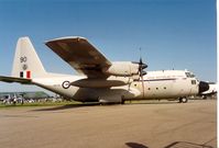 A97-190 @ EGDM - Another view of the Royal Australian Air Force Hercules at the 1992 Air Tattoo Intnl at Boscombe Down. - by Peter Nicholson