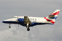 OY-SVB @ EGCC - British Airways, operated by Sun Air - by Chris Hall