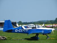 G-CDCD @ EGBW - RV9 at Wellesbourne - by Simon Palmer