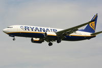 EI-EBG @ EGGP - Ryanair Boeing 737-8AS/WL - by Chris Hall