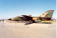 68-0046 @ EGDM - F-111E, callsign Glare 02, of 77th Fighter Squadron/20th Fighter Wing at the 1992 Air Tattoo Intnl at Boscombe Down. - by Peter Nicholson