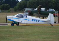 G-AWFP @ EGLM - Druine D.62B Condor at White Waltham - by moxy