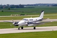 N158J @ CID - Taxiing on Bravo after landing runway 31 - by Glenn E. Chatfield