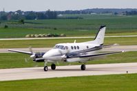 N158J @ CID - Taxiing on Bravo after landing runway 31