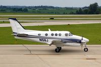 N158J @ CID - Taxiing to Landmark FBO.