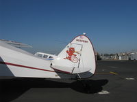 N5229H @ SZP - 10949 Piper PA-16 CLIPPER 'Little Devil', Lycoming O-290 135 Hp, tail art - by Doug Robertson