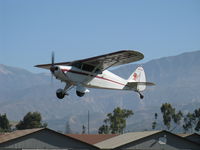 N5229H @ SZP - 1949 Piper PA-16 CLIPPER 'Little Devil', Lycoming O-290 135 Hp, takeoff climb Rwy 22 - by Doug Robertson