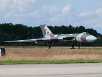 G-VLCN @ EHVK - AVRO Vulcan B2 G-VLCN Vulcan to the sky painted as Royal Air Force XH558 - by Alex Smit