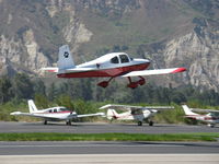 N3146S @ SZP - 2005 Nys VAN's RV-10A, Lycoming IO-540, takeoff climb Rwy 22 - by Doug Robertson