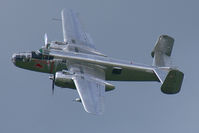 N6123C @ LOXZ - Red Bull (The Flying Bulls) North American B25 Mitchell