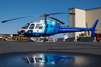 C-GGSW @ CYZF - Great Slave Helicopters AS350 - reflection - by Dietmar Schreiber - VAP