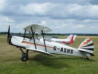 G-ASHS @ EGSP - Stampe SV4 at Sibson