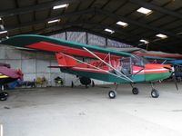 G-CDGH @ EGBL - Rans Coyote hangared at Long Marston