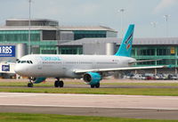 TC-TCE @ EGCC - Turkuaz Airlines Airbus A-321-211. previous ID: 6Y-JMD - by Chris Hall