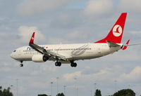 TC-JFJ @ EGCC - Turkish Airlines Boeing 737-8F2 - by Chris Hall