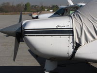 N5161M @ AJO - 1978 Beech C23 with close-up shot of titles Chispeta #1 @ photographer friendly Corona Municipal airport, CA - by Steve Nation