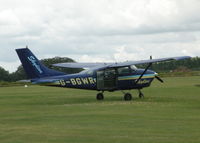G-BGWR @ EGLS - OPERATED BY THE LOCAL SKYDIVING COMPANY - by BIKE PILOT