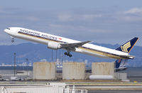 9V-SWO @ KSFO - Taking off from rwy 28L. - by Philippe Bleus