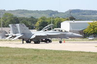 166457 @ TVC - VFA-122, NAS Lemoore, Parked At The USCG Hangar - by Mel II