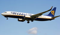 EI-EBD @ EGGP - Ryanair Boeing 737-8AS/WL - by Chris Hall