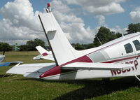 N836TP @ EGHP - CONTROL SURFACES DAMAGED AFTER A/C ROLLED BACKWARDS DOWN A SLOPE INTO A WOODEN SHED OVER NIGHT, A/C REPAIRABLE SHED W/O. - by BIKE PILOT