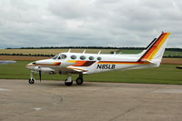 N85LB @ EGSU - N85LB at Duxford Flying Legends Air Show July 09 - by Eric.Fishwick