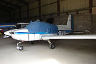 G-IFLI @ EGNY - Hangared aircraft at Beverley - by Terry Fletcher