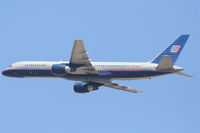 N556UA @ KLAX - United Airlines Boeing 757-222, N556UA departs KLAX RWY 25R - by Mark Kalfas