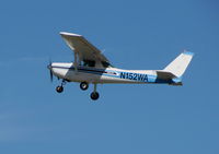 N152WA @ AJO - TEMCO International flying school 1979 Cessna 152 climbs out @ photographer friendly Corona Municipal Airport, CA - by Steve Nation