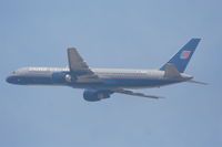 N545UA @ KLAX - United Airlines Boeing 757-222, N545UA departs KLAX RWY 25R - by Mark Kalfas
