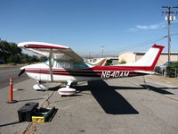 N640AM @ AJO - 1975 Cessna 182P @ photographer friendly Corona Municipal Airport, CA - by Steve Nation