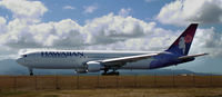 N581HA @ HNL - Hawaiian Flight 18 Taxiing out to 8R at Honolulu Intl for it's flight to Las Vegas. - by AirplaneJunky