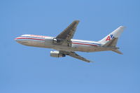 N332AA @ KLAX - American Airlines Boeing 767-223, N332AA, 25R departure. - by Mark Kalfas
