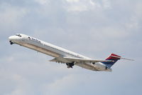 N911DA @ KLAX - Delta Airlines Mcdonnell Douglas MD-90-30, N911DA,  RWY 25L departure KLAX - by Mark Kalfas