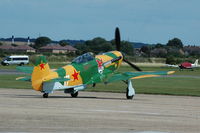 D-FAFA @ EGSU - 2. D-FAFA Yak-9UM at Duxford Flying Legends Air Show July 09