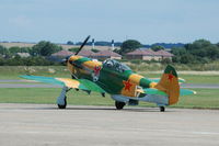 D-FAFA @ EGSU - 1. D-FAFA Yak-9UM at Duxford Flying Legends Air Show July 09