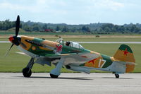 D-FAFA @ EGSU - D-FAFA Yak-9UM at Duxford Flying Legends Air Show July 09