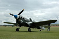 F-AZKU @ EGSU - 'Little Jeanne' at Duxford Flying Legends Air Show July 09 - by Eric.Fishwick