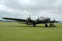 F-AZDX @ EGSU - 'Pink Lady' at Duxford Flying Legends Air Show July 09