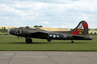 F-AZDX @ EGSU - 'Pink Lady' at Duxford Flying Legends Air Show July 09