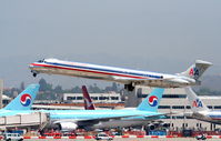 N271AA @ KLAX - American Airlines MD-82, N271AA, departing 25L KLAX - by Mark Kalfas