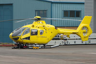 G-SPHU @ EGBJ - Eurocopter EC135T2 at Gloucestershire (Staverton) Airport - by Terry Fletcher