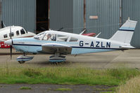 G-AZLN @ EGBJ - Piper  at Gloucestershire (Staverton) Airport - by Terry Fletcher